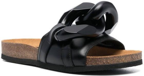 JW Anderson Slippers met bandjes Zwart