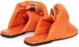 JW Anderson Chain Twist leren slippers Oranje - Thumbnail 3