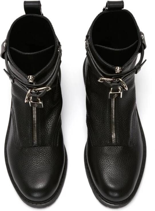 JW Anderson Combat boots met hangslot Zwart