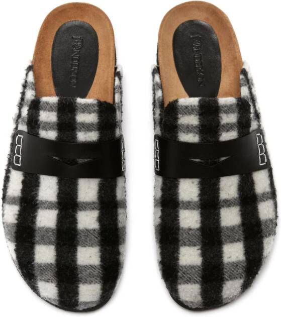 JW Anderson Geruite loafers Wit