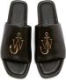 JW Anderson JW Anchor slippers met logoplakkaat Zwart - Thumbnail 3