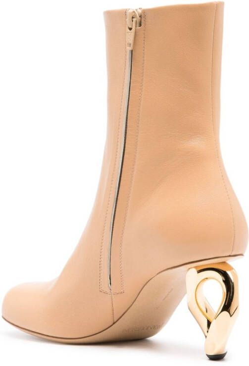 JW Anderson Leren laarzen Beige