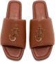 JW Anderson Leren slippers Bruin - Thumbnail 3