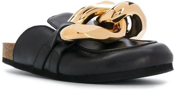 JW Anderson Loafers met ketting Zwart