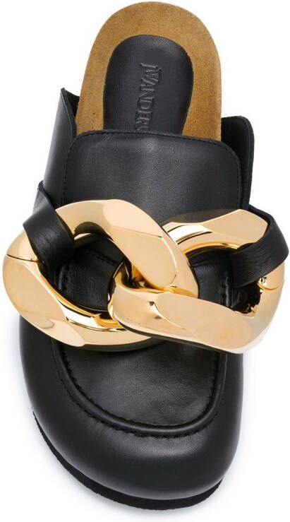 JW Anderson Loafers met ketting Zwart