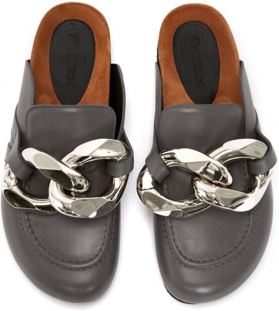 JW Anderson Loafers met kettingdetail Grijs