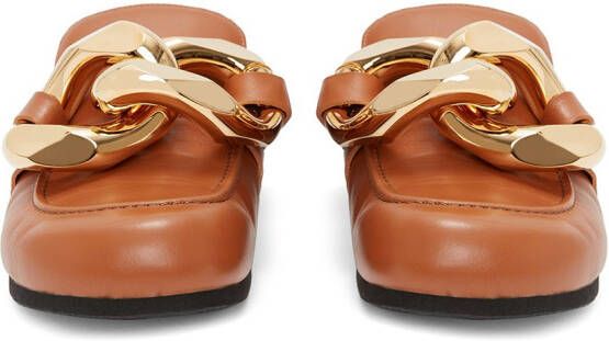 JW Anderson Loafers met schakeldetail Bruin