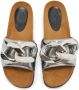 JW Anderson Metallic slippers Grijs - Thumbnail 3