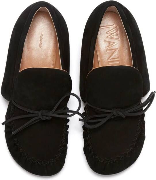 JW Anderson Mocassins met strikdetail Zwart
