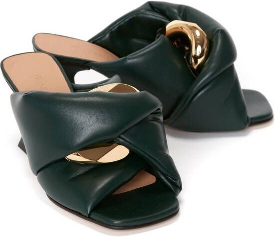 JW Anderson Muiltjes met hak Groen