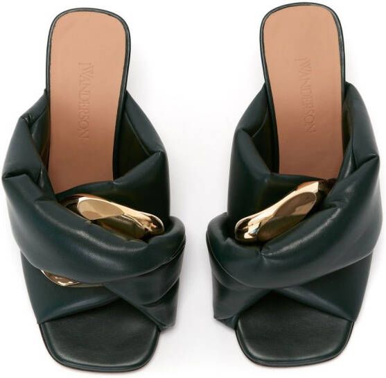 JW Anderson Muiltjes met hak Groen
