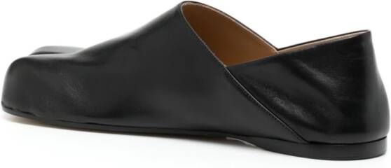 JW Anderson Paw leren loafers Zwart