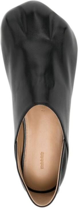 JW Anderson Paw leren loafers Zwart