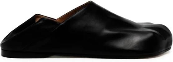 JW Anderson Paw leren loafers Zwart