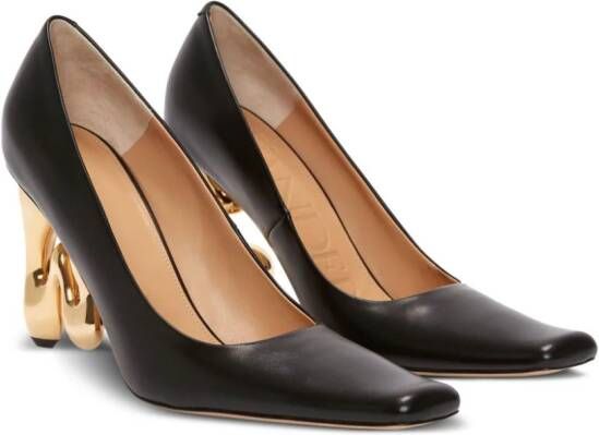 JW Anderson JW Bubble Heel leren pumps Zwart