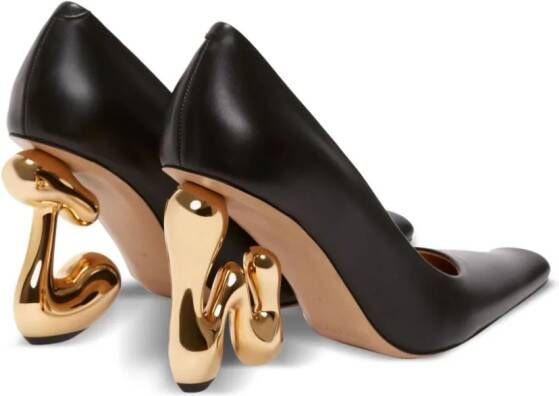 JW Anderson JW Bubble Heel leren pumps Zwart