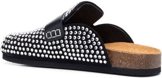 JW Anderson Slippers verfraaid met stras Zwart