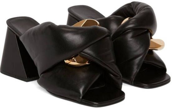 JW Anderson Sandalen met ketting Zwart