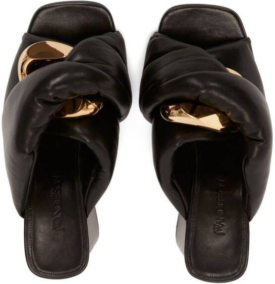 JW Anderson Sandalen met ketting Zwart