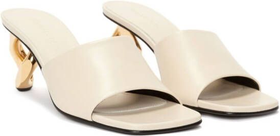 JW Anderson Sandalen met kettinghak Beige