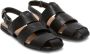 JW Anderson Sandalen met logo-reliëf Zwart - Thumbnail 2