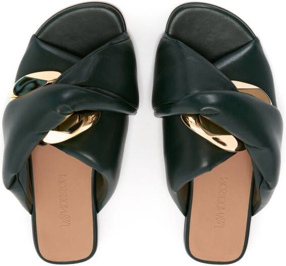 JW Anderson Sandalen van imitatieleer Groen