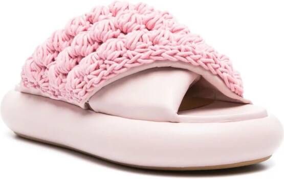 JW Anderson Slippers met plateauzool Roze