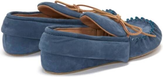 JW Anderson Suède loafers Blauw