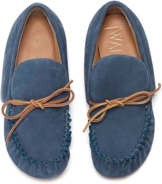 JW Anderson Suède loafers Blauw