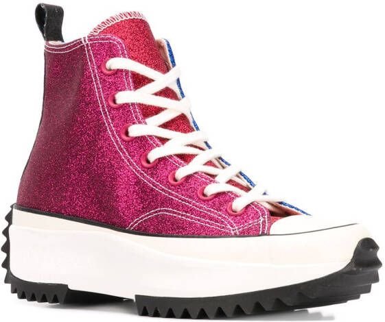 JW Anderson x Converse Run Star Hike high-top sneakers Roze