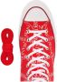 JW Anderson x Red Logo Print Sneakers Rood - Thumbnail 4