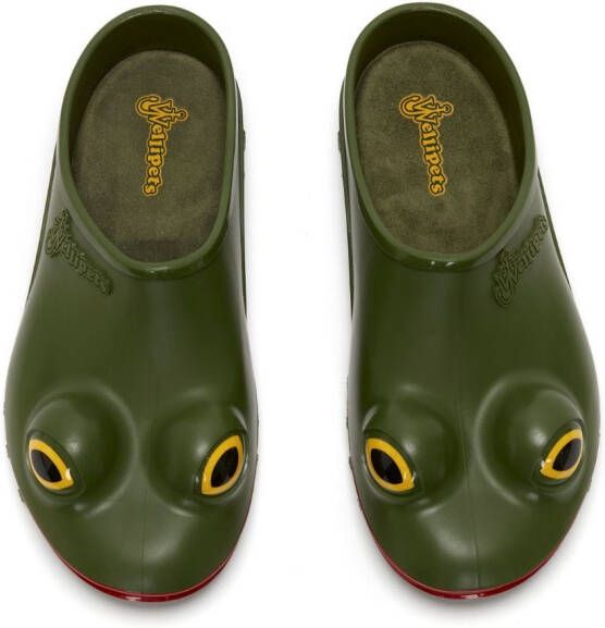 JW Anderson x Wellipets klompen met ronde neus Groen