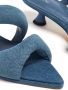 JW Pei Gewatteerde denim muiltjes Blauw - Thumbnail 2