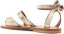 K. Jacques Anaelle leren sandalen met metallic-effect Goud - Thumbnail 3