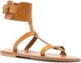 K. Jacques Caravelle leren sandalen Beige - Thumbnail 2