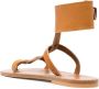 K. Jacques Caravelle leren sandalen Beige - Thumbnail 3