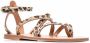 K. Jacques Epicure sandalen met luipaardprint Beige - Thumbnail 2