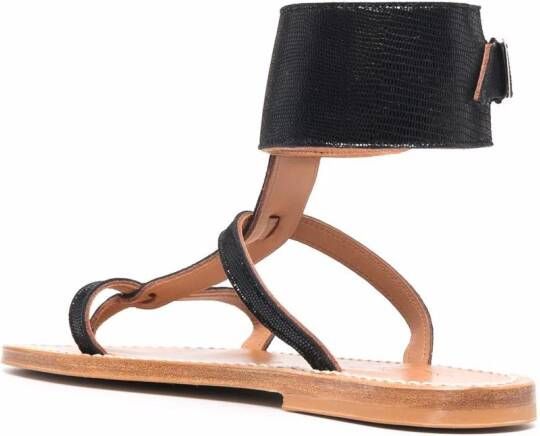 K. Jacques High-top sandalen Zwart