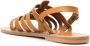 K. Jacques Homer leren sandalen Beige - Thumbnail 3