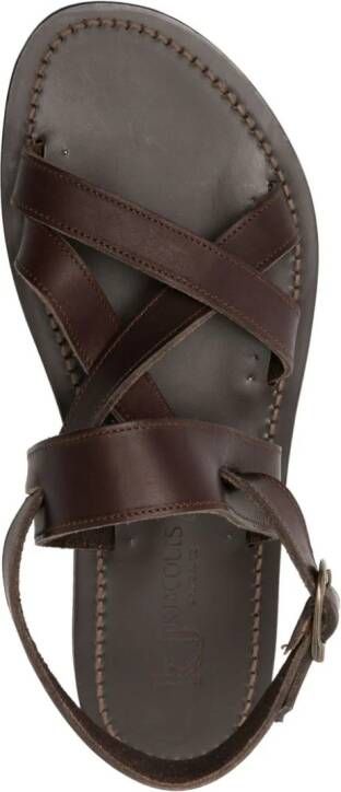 K. Jacques Jonas leren sandalen Bruin