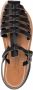 K. Jacques Leren sandalen Zwart - Thumbnail 3