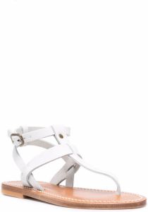K. Jacques Sandalen met open neus Wit