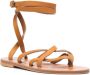 K. Jacques Zeno leren sandalen Bruin - Thumbnail 2