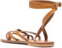 K. Jacques Zeno leren sandalen Bruin - Thumbnail 3