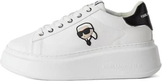 Karl Lagerfeld Anakapri sneakers met plateauzool Wit