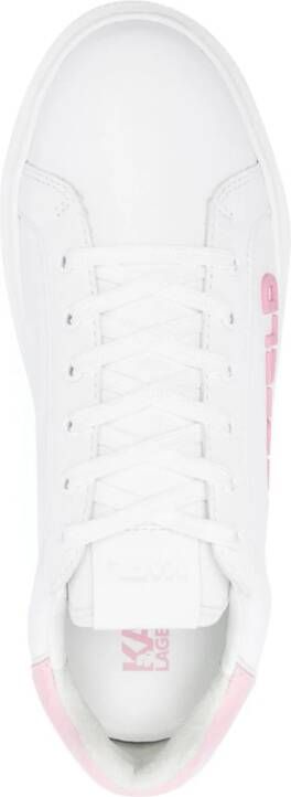 Karl Lagerfeld Belle sneakers van kalfsleer Wit