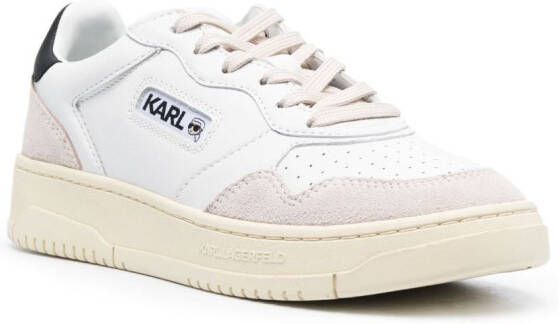 Karl Lagerfeld Leren sneakers Wit