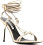 Karl Lagerfeld Gala glanzende sandalen Goud - Thumbnail 2