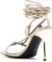 Karl Lagerfeld Gala glanzende sandalen Goud - Thumbnail 3