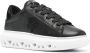 Karl Lagerfeld Ikonik Karl leren sneakers Zwart - Thumbnail 2